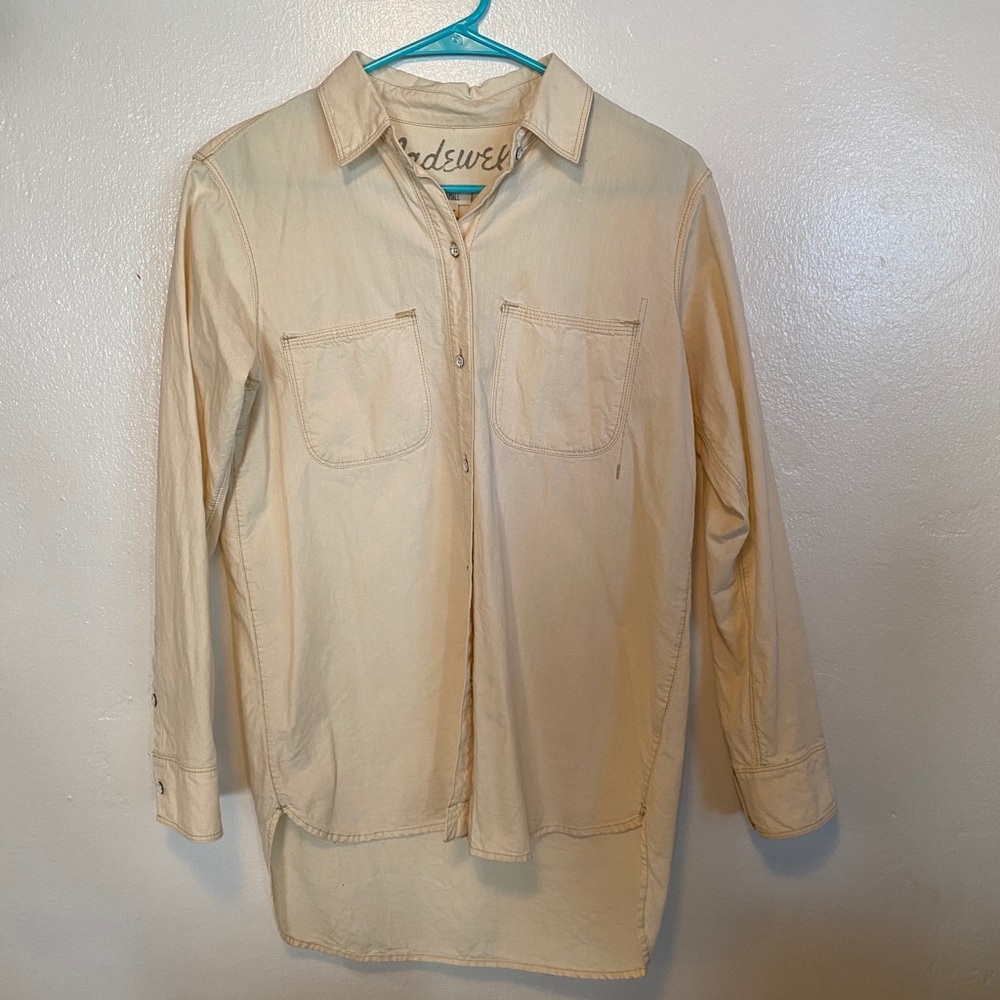 Madewell Boyfriend Oversized Button Down Shirt